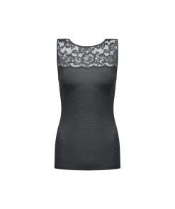 Mey Undertøj<515 THUNDER GREY - Wool Top