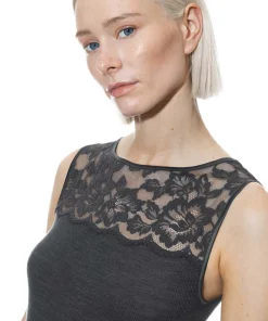 Mey Undertøj<515 THUNDER GREY - Wool Top