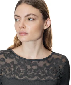 Mey Undertøj<515 THUNDER GREY - Wool T-shirt Long Sleeve