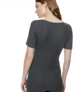 Mey Undertøj<515 THUNDER GREY - Wool T-shirt