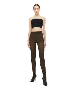 Wolford Strømpebukser/ Leggings<4850 UMBER - Cotton Rib Strømpebukser/Leggings