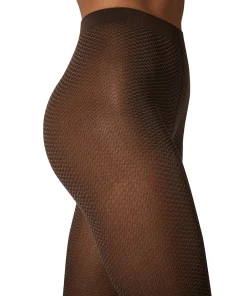 Wolford Strømpebukser/ Leggings<9952 UMBER/BLACK - Jacquard Strømpebukser/Leggings