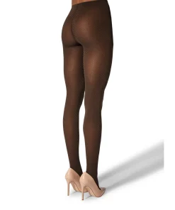 Wolford Strømpebukser/ Leggings<9952 UMBER/BLACK - Jacquard Strømpebukser/Leggings