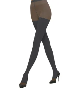 Wolford Strømpebukser/ Leggings<9985 UMBER/SILVER - Shiny Sheer Tight