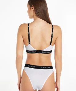 Calvin Klein Trusser<100 WHITE - 1996 Cotton Highwaist Brazilian