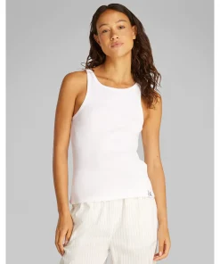 Calvin Klein Top/ Loungeshirt/ Pyjamas<100 WHITE - 100% Cotton Tank Top