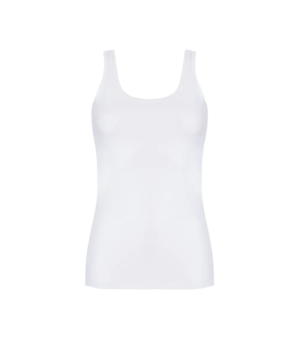 Femilet Undertøj<010 WHITE - Basic Cotton Tanktop