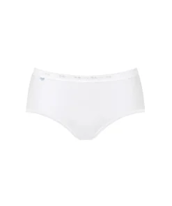 Sloggi Trusser<0003 WHITE - Basic+ Midi