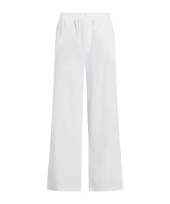 Calvin Klein Shorts/ Loungepants<100 WHITE - Cotton Poplin Sleep Pants