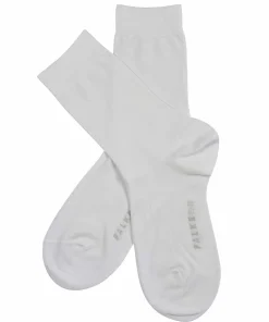 Falke Ankelstrømper/ Sokker<2009 WHITE - Cotton Touch SO Fine Knit Socks