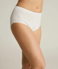 Femilet Trusser<010 WHITE - Debbie Midi Brief Pack