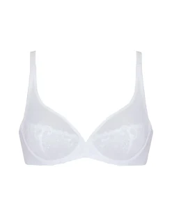 Simone Pérèle Bh'er<011 WHITE - Delice Plunge Full Cup