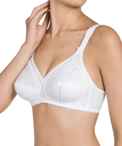 Triumph Bh'er<0003 WHITE - Doreen + Cotton 01 Fuld Skåls Bh