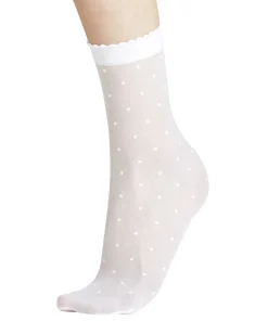 Falke Ankelstrømper/ Sokker<2209 WHITE - Dot SO Socks