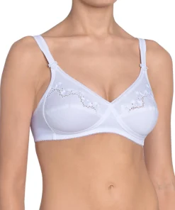 Triumph Bh'er<0003 WHITE - Elasti Cross + Cotton Sports BH