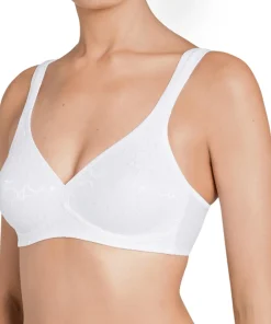 Triumph Bh'er<0003 WHITE - Elegant Cotton Fuldskåls Bh