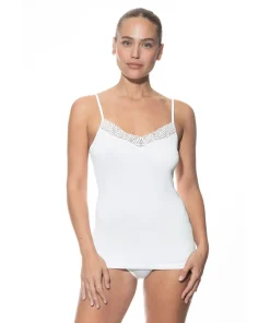 Mey Undertøj<1 WHITE - Emotion Spaghetti Top
