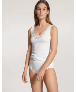 Calida Undertøj<001 WHITE - Feminin Sense Tank Top