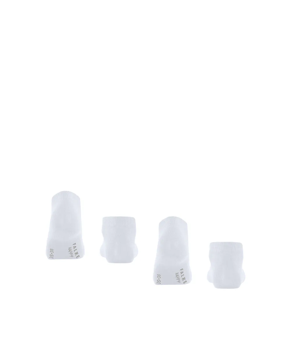 Falke Footies/ Sneaker-strømpe<2000 WHITE - Happy 2P SN Socks