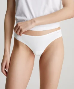 Calvin Klein Trusser<100 WHITE - Ideal Cotton Thong