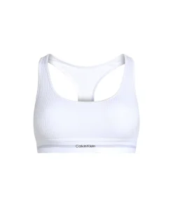 Calvin Klein Bh'er<100 WHITE - Modal Rib Bralette