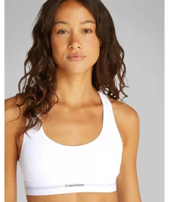 Calvin Klein Bh'er<100 WHITE - Modal Rib Bralette