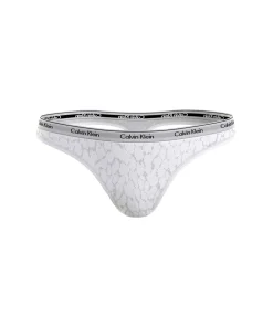 Calvin Klein Trusser<100 WHITE - Modern Logo W/ Lace Thong