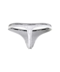 Calvin Klein Trusser<100 WHITE - Modern Logo W/ Lace Thong