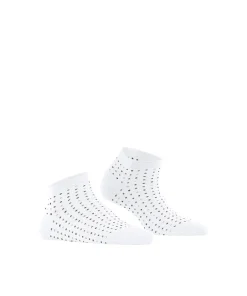 Falke Ankelstrømper/ Sokker<2000 WHITE - Multispot SN Socks