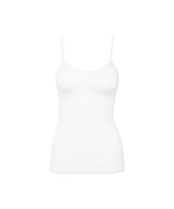 Calida Undertøj<001 WHITE - Natural Comfort Spaghetti Top