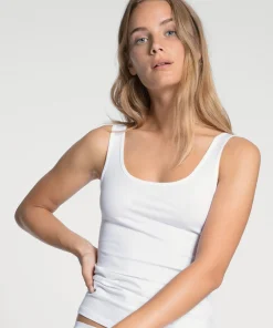 Calida Undertøj<001 WHITE - Natural Comfort Tank Top