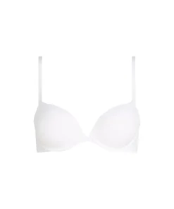 Calvin Klein Bh'er<100 WHITE - Perfectly Fit Plunge