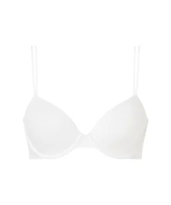 Calvin Klein Bh'er<100 WHITE - Sheer Marquisette Lace Demi-Plunge Bras