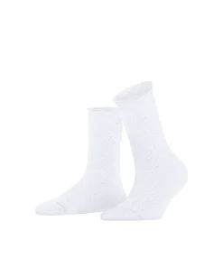 Falke Ankelstrømper/ Sokker<2000 WHITE - Shiny SO Socks