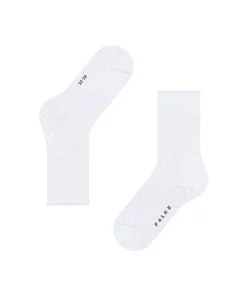 Falke Ankelstrømper/ Sokker<2000 WHITE - Shiny SO Socks