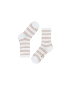 Falke Ankelstrømper/ Sokker<2000 WHITE - Stripe Uniform SO Socks