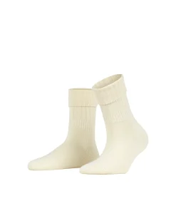 Falke Ankelstrømper/ Sokker<2069 WOOLWHITE - Striggings Rib SO Socks