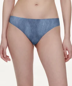 Chantelle Undertøj|Trusser<A21 BLUE DENIM PRINT - Softstretch String