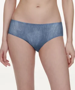 Chantelle Undertøj|Trusser<A21 BLUE DENIM PRINT - Softstretch Hipster Gradient