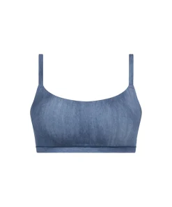 Chantelle Undertøj|Bh'er<A21 BLUE DENIM PRINT - Softstretch Padded Bralette