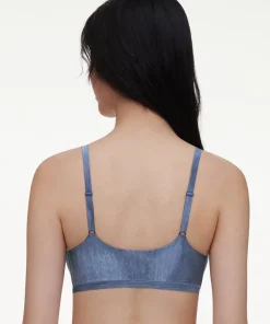 Chantelle Undertøj|Bh'er<A21 BLUE DENIM PRINT - Softstretch Padded Bralette
