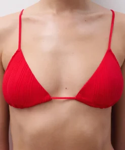 Chantelle Bikinier<A39 CHERRY RED - Swim One Size Wirefree Triangle T-shirt Bra