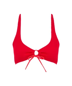 Chantelle Bikinier<A39 CHERRY RED - Swim One Size Wirefree Plunge T-shirt Bra