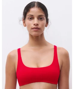 Chantelle Bikinier<A39 CHERRY RED - Swim One Size WF T-shirt Bra_removabla Pads