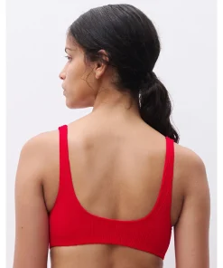 Chantelle Bikinier<A39 CHERRY RED - Swim One Size WF T-shirt Bra_removabla Pads