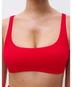 Chantelle Bikinier<A39 CHERRY RED - Swim One Size WF T-shirt Bra_removabla Pads