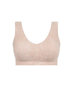 Chantelle Undertøj|Bh'er<A20 LIGHT SNAKE PRINT - Softstretch Padded V Neck