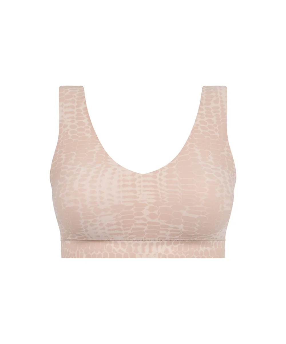 Chantelle Undertøj|Bh'er<A20 LIGHT SNAKE PRINT - Softstretch Padded V Neck