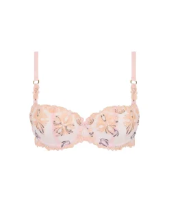 Chantelle Bh'er<A30 NYMPHEA PINK MULTICO - Champs Elysees Half-cup Balcony Bra