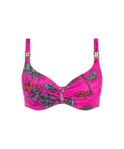 Chantelle Bikinier<A10 PINK JUNGLE - Sauvage Covering Underwired Bra